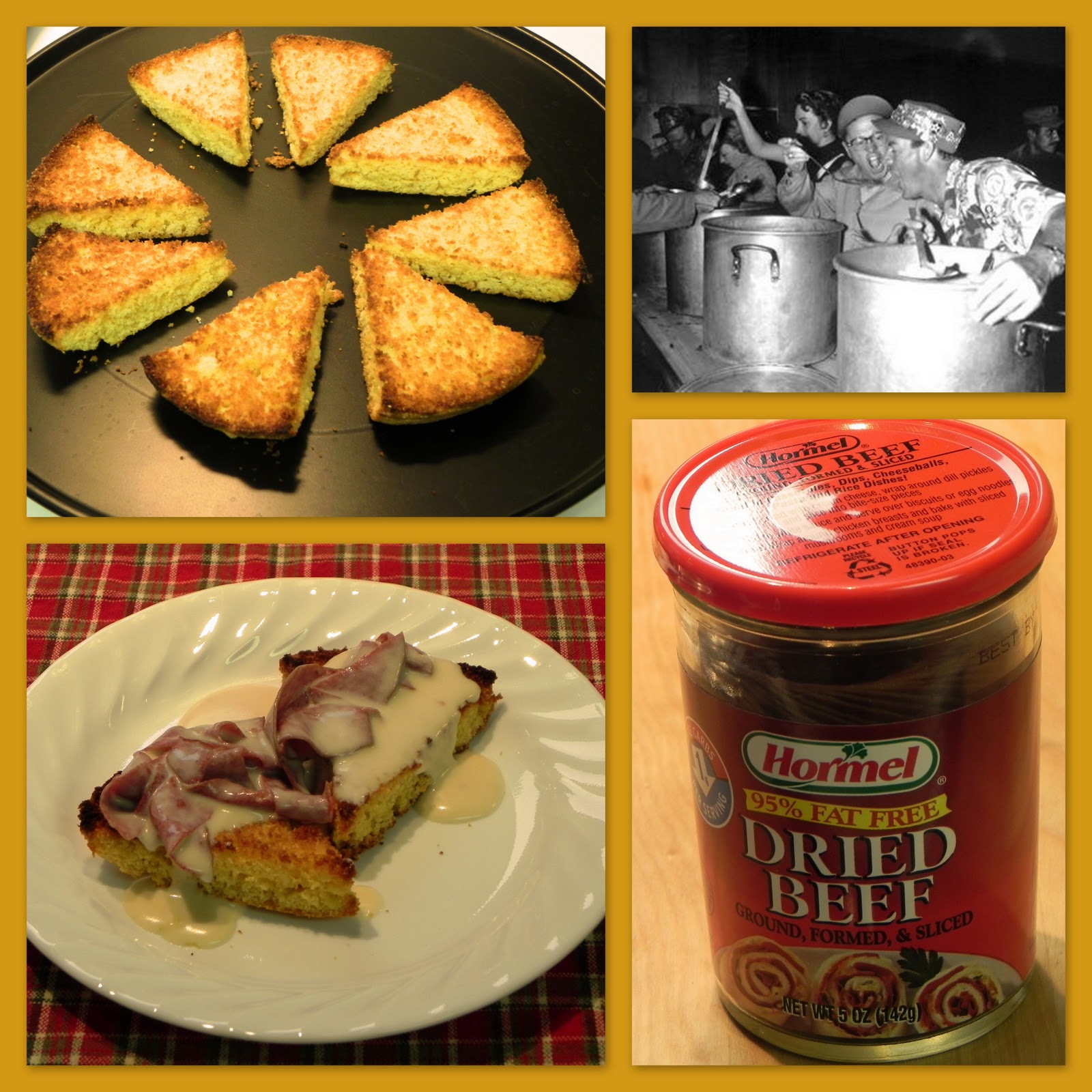 The Iowa Housewife Creamed Chipped Dried Beef