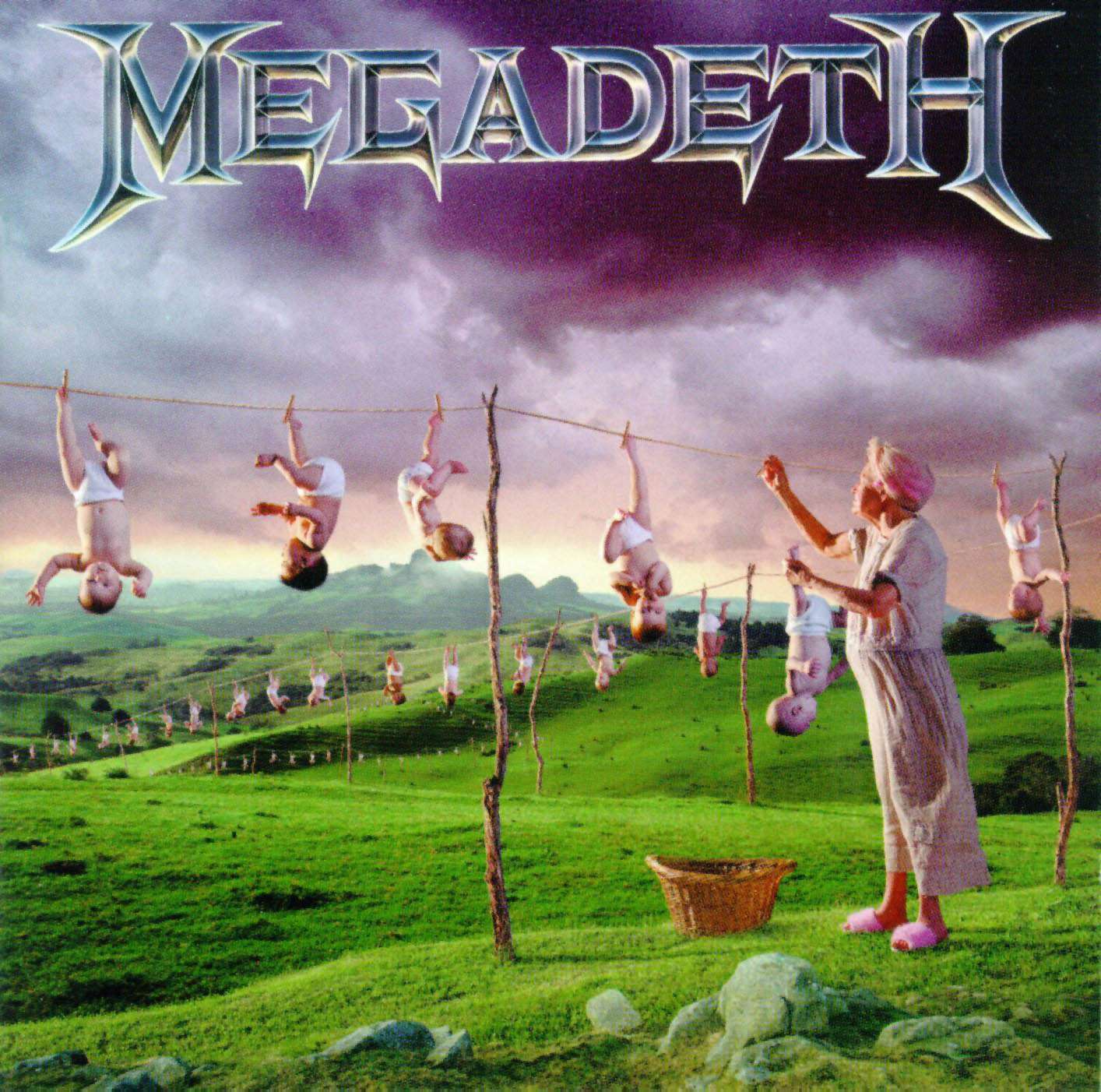 Discos, " las portadas mas escandalosas de la historia " Megadeth+-+Youthanasia+-+Front