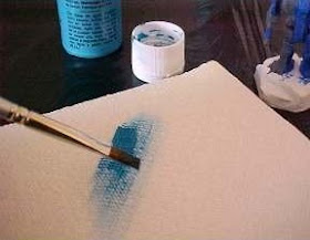Trucos y técnicas de pintura: Truco pintura 1: pincel seco