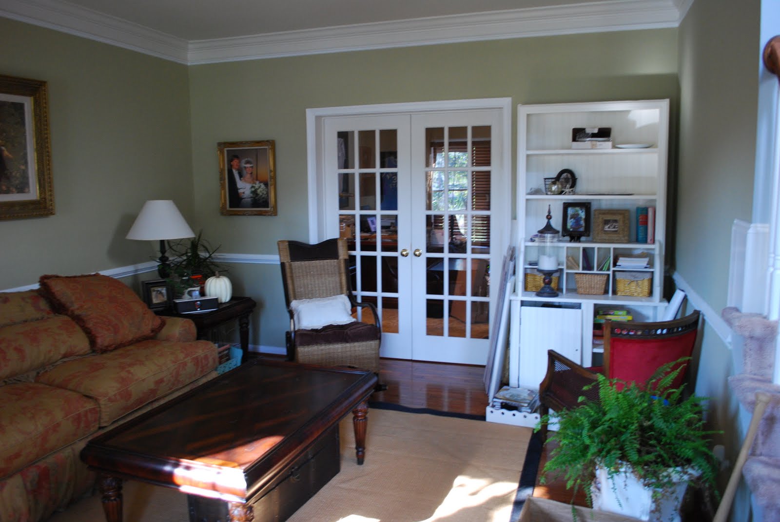 Mrs. Jones Rearranging Furniture