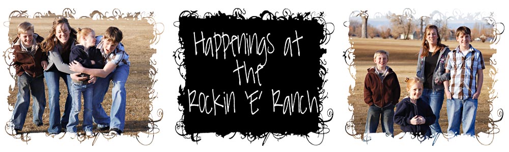 Happenings at the Rockin 'E' Ranch