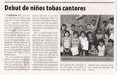 Debut de niños tobas cantores