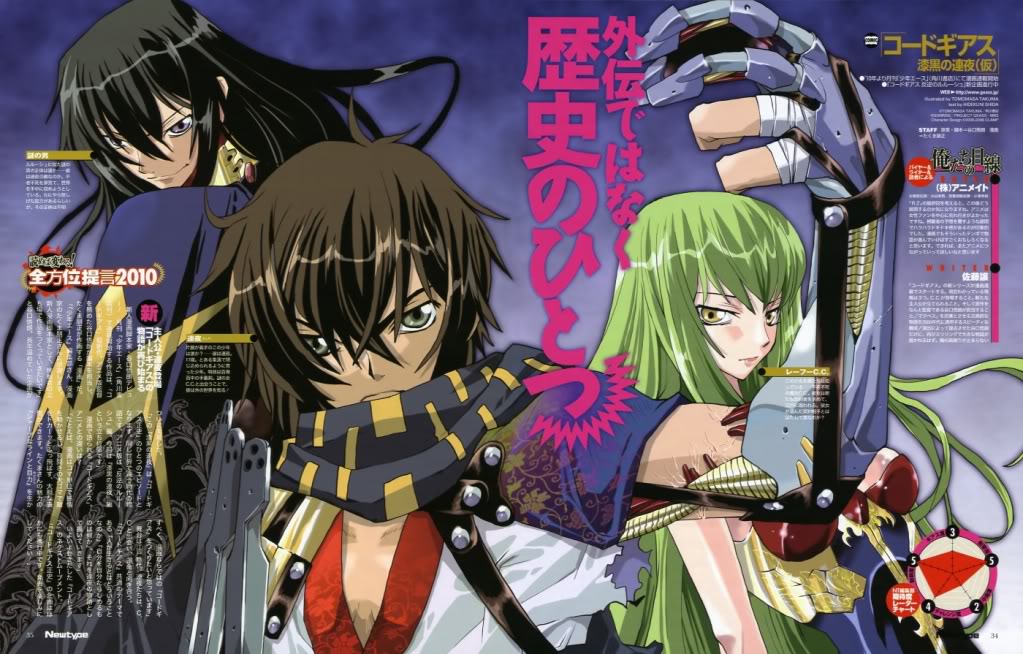 Sparkle the Star, Moonlight , and Sunlight Proyek Baru Code Geass