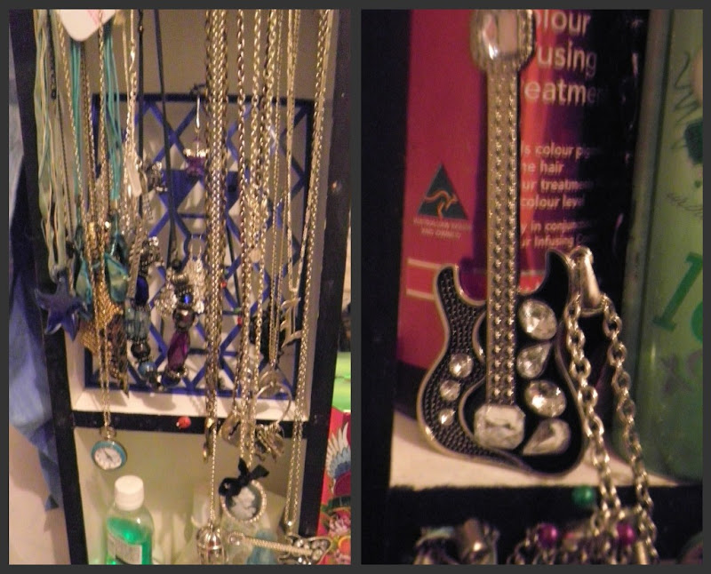 My collection of necklaces ;) Guitar jewel long necklace from Diva title=