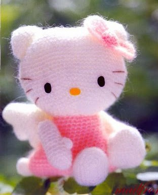 CROCHET AMIGURUMI HELLO KITTY PATTERN Crochet Patterns Only