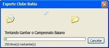 Bahia tentando ganhar um campeonato baiano