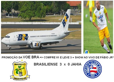 Brasiliense 3 x 0 Jahia