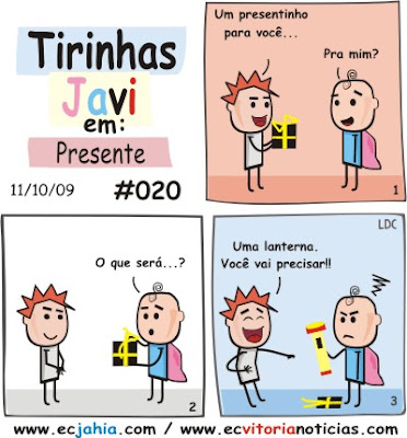 Tirinhas de Humor JAVI - 020 - Presente