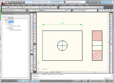 Tutorial de Autocad para cambiar la escala de la cifra de cota. Ejemplo despues del cambio Tutorial de Autocad para cambiar la escala de la cifra de cota. Ejemplo despues del cambio