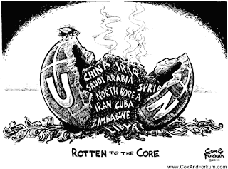 Cox & Forkum: Rotten to the Core