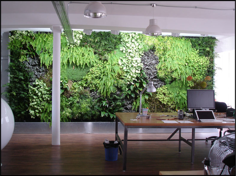 Les jardins du monde: Les murs végétaux d\'intérieur Les jardins du monde: Les murs végétaux d\'intérieur