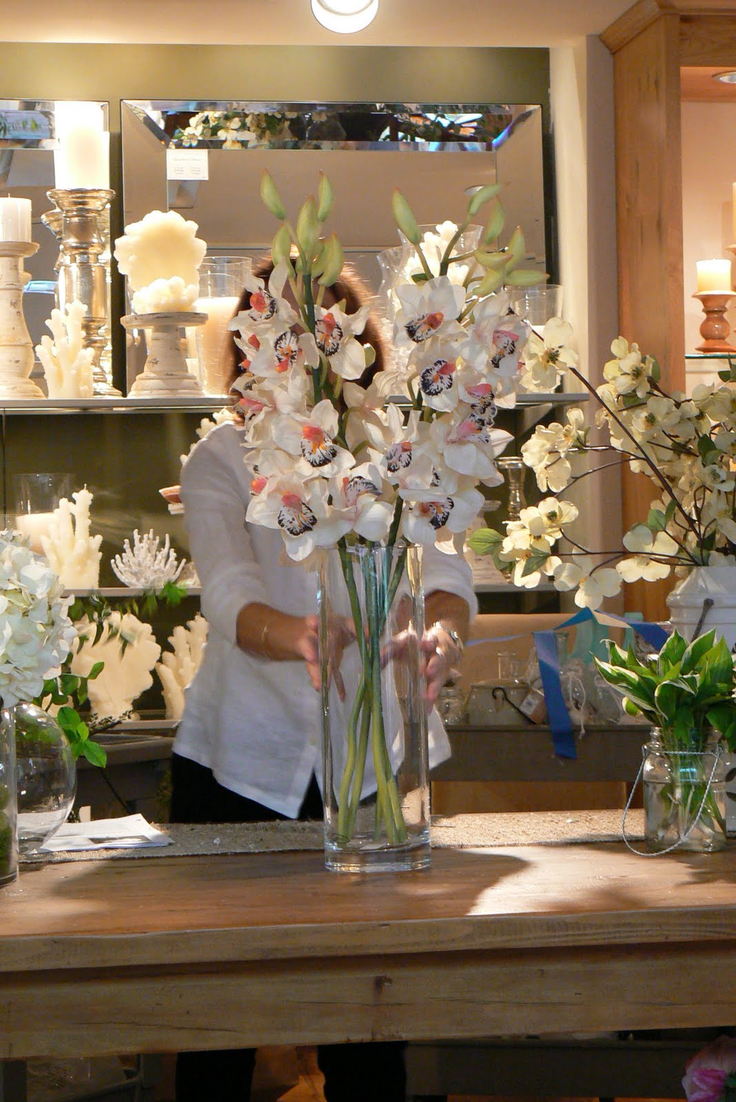 Tutu Style Pottery Barn Floral Arranging Class
