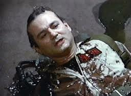 He slimed me, Ray...