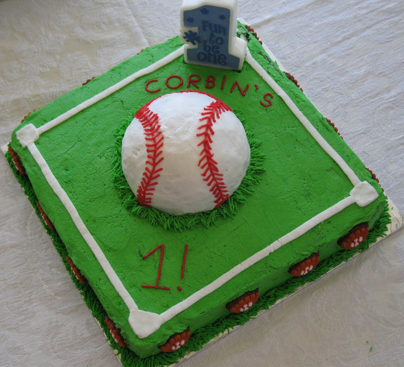 J's Cakes Baseball Cake