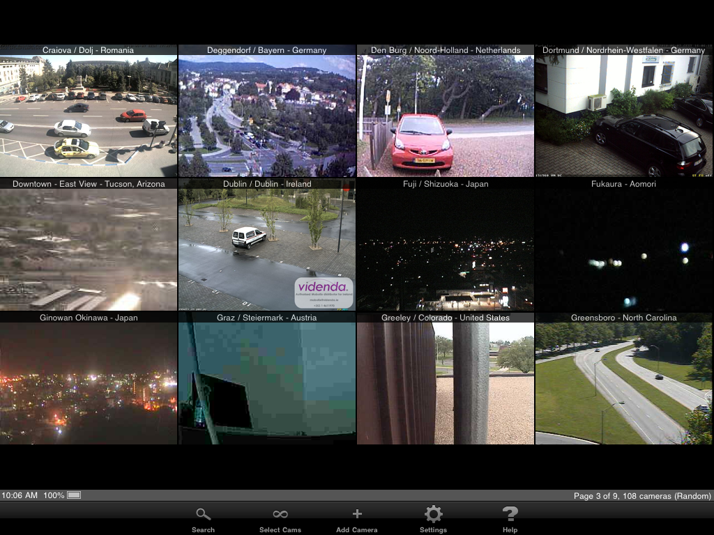Live Cams Pro by Eggman Technologies iOS apps