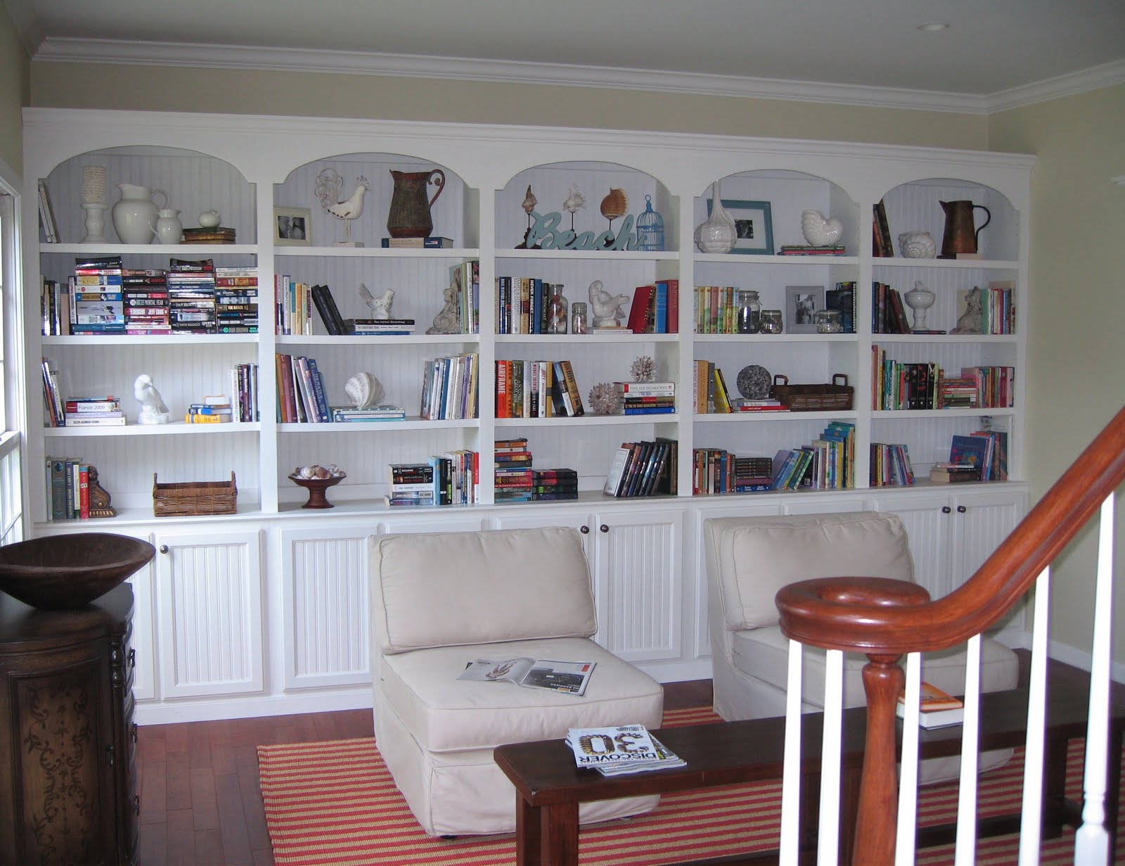 * Remodelaholic * New White Book Shelves and