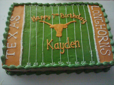 Longhorn Baby Shower Cake Longhorn Baby Shower Cake