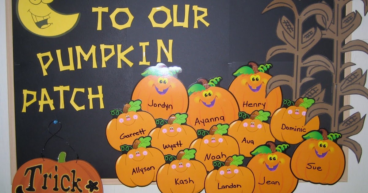 1 - 2 - 3 Learn Curriculum: October Bulletin Board Idea