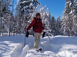 Snowshoeing