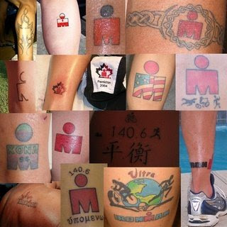 Ironman Triathlon Tattoo