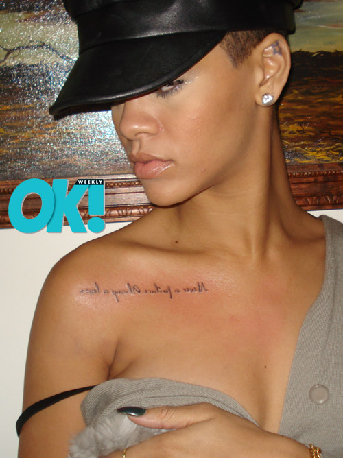 rihanna love tattoo