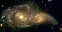 Deux galaxies qui interagissent