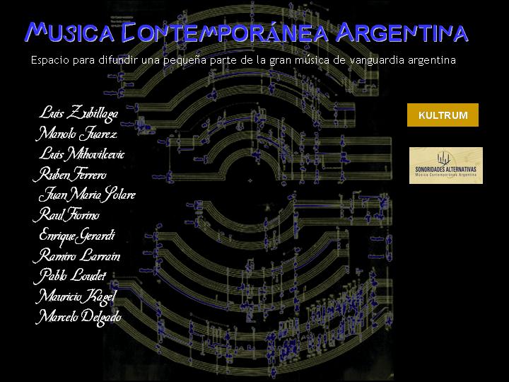 MUSICA CONTEMPORÁNEA en ARGENTINA