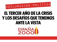 DECLARCIÓN POLÍTICA ANTE EL TERCER AÑO DE LA CRISIS