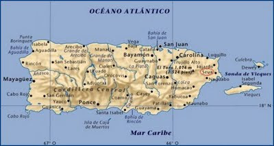 Mapas De Puerto Rico Sin Los Pueblos