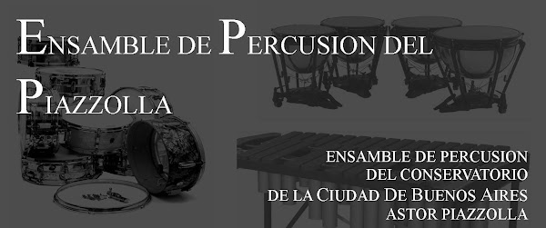 Ensamble de Percusión del Piazzolla