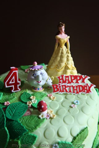 My Precious Cakes: Princess Belle for Emily Birthday Cakes