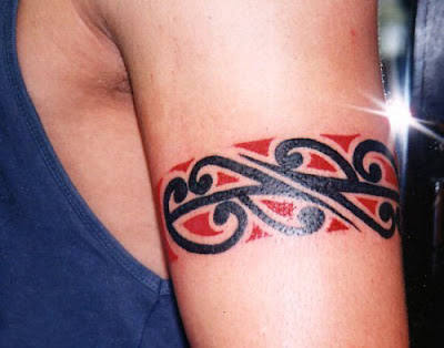 ankle tribal. tribal band tattoo. ankle band