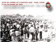 Cierre de Campaña 1983 - Maquinista Savio