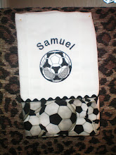 Soccer Burp Cloth
