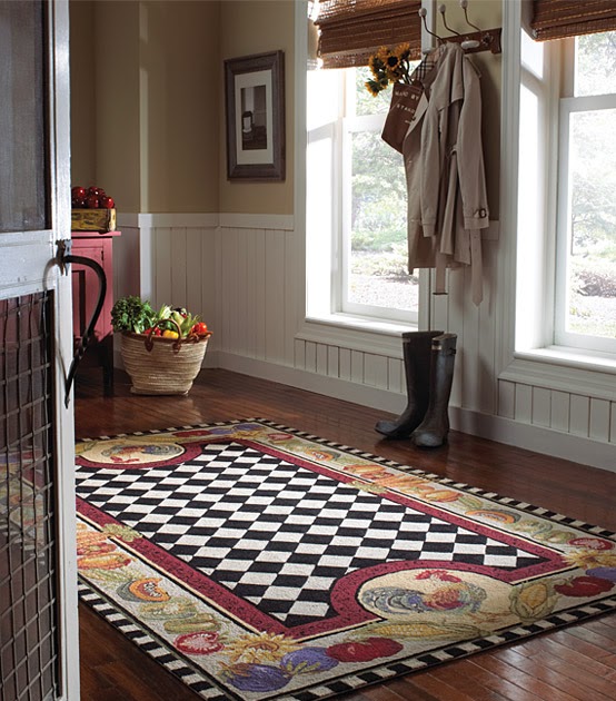 The Designer Insider Casual Wool Rugs Fruit and Vegetable Design