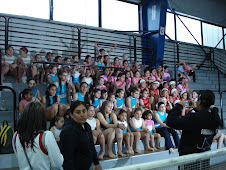 Estas son las gimnastas que nos representaron en el torneo patagonico en Esquel