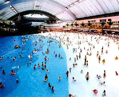 largest indoor pool park swimming water japan seagaia dome ocean nnn phoenix resort