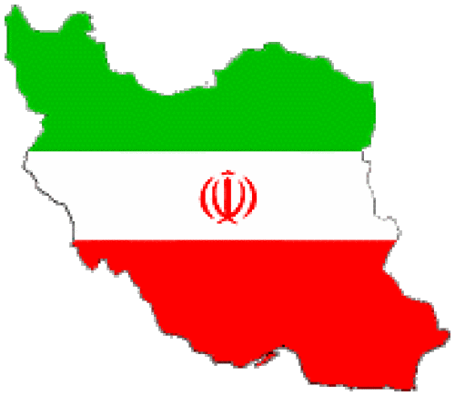 iran flag 3d
