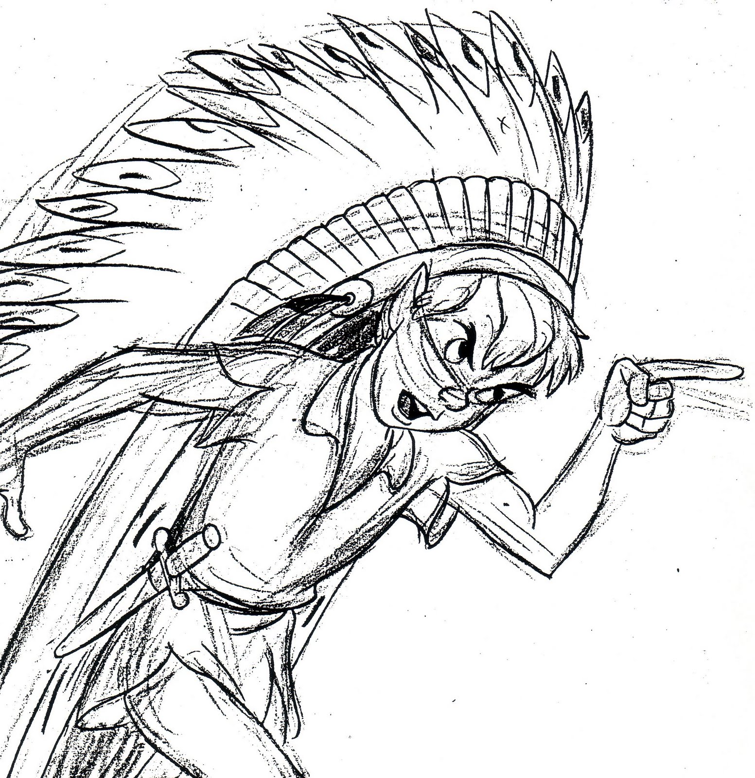 Disney Peter Pan sketch art This will be me someday