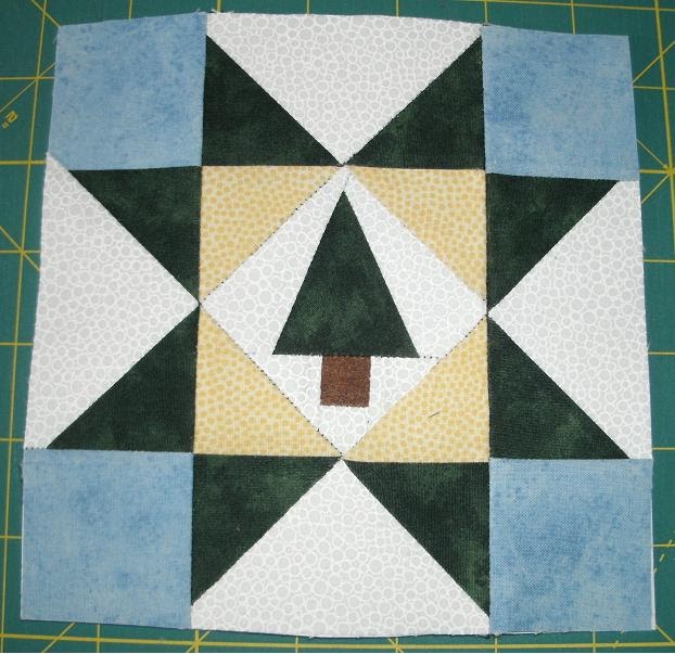 Kim's Northwoods Discoveries Evergreen Wisconsin Quilt Blocks on Barns, Block of the Week