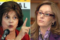 Dilma Roussef e Lina Vieira se enfrentam no Senado Federal Dilma Roussef e Lina Vieira se enfrentam no Senado Federal