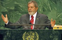 Lula em discurso na ONU Lula em discurso na ONU