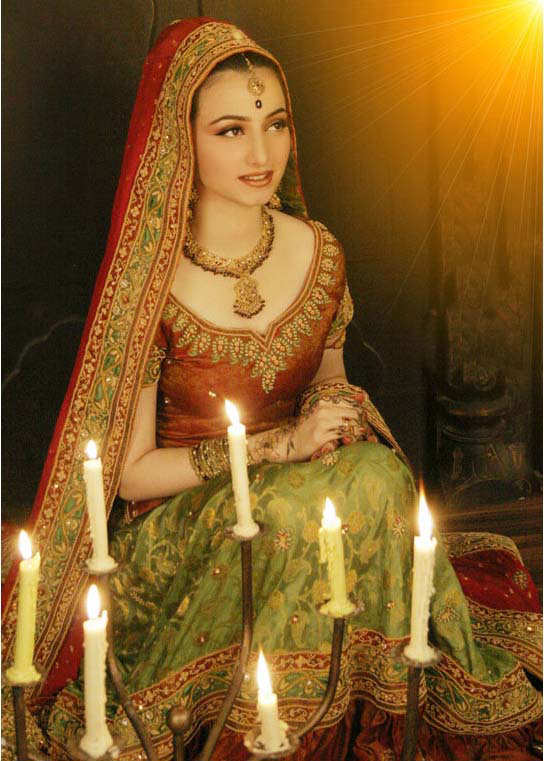 bridal mehndi dress