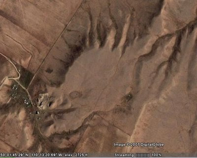 Giant Dragon seen in Google Earth