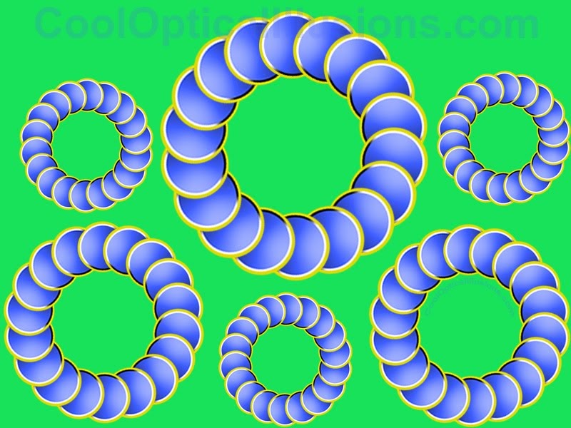 Rotating Circle/Ring Optical Illusion Spectacular Optical Illusions