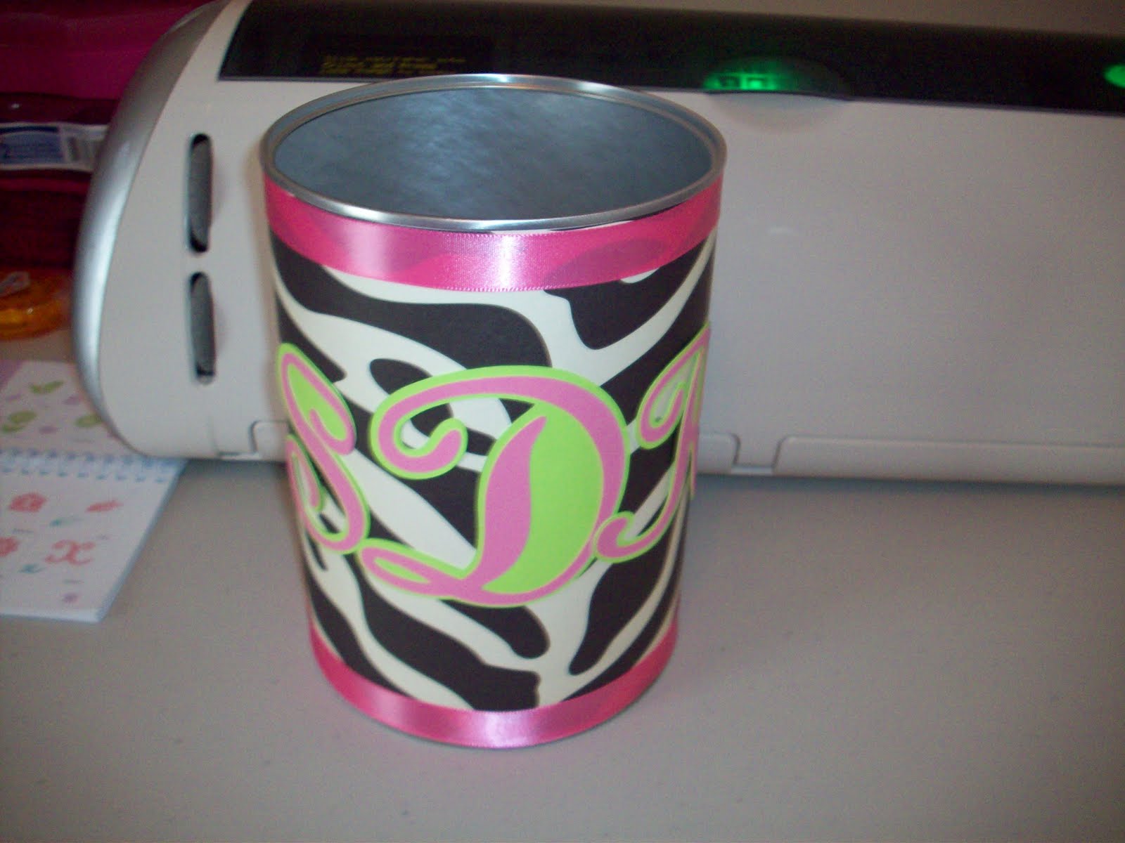 Stephanie's Crafty Corner Recycled Baby Formula Can