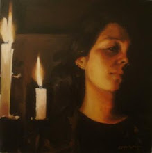 "autorretrato con velas"