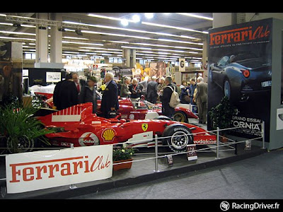 visite photos retromobile 2009 salon automobile formule 1 ferrari 712 CanAm Ferrari Dino GT 246 porsche lamborghini