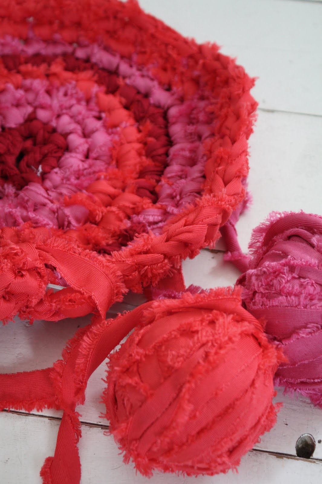 crochet with fabric crochet rag cozy crochet crocheted stuff crochet ...
