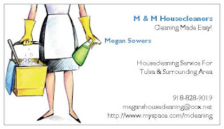 house cleaning business cards